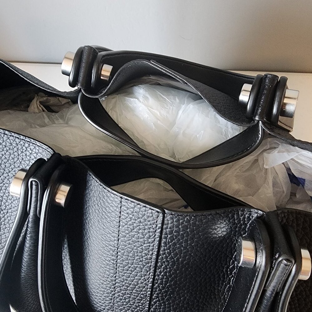 All Saints Large Black Tote "EUC" - Picture 12 of 16
